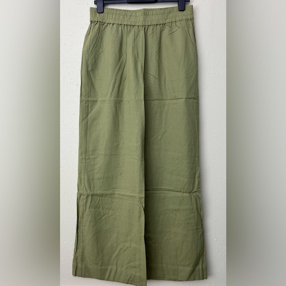 NWT Andie Swim The Madeira Pant - Linen Ivy Size M